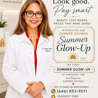 Summer Glow Up Time at Aesthete Medspa!  GLPs, Peptides, Longevity Medicine, Botox/Fillers, Sculptra