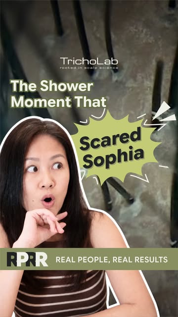Many Singaporeans can relate to Sophia’s story - stress by hair loss.

Follow Sophia’s journey as we