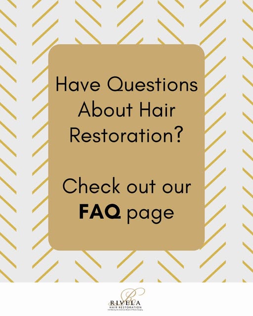 Have questions about hair restoration? You're not alone, and we've got answers. Visit our FAQ page t