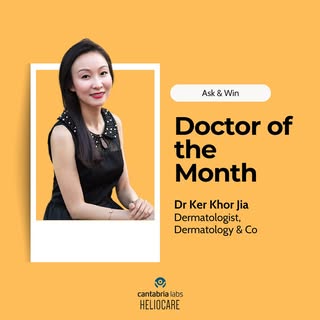[GIVEAWAY] Meet our Doctor of the Month, Dr. Ker from @dermandco.

With the recent hotter and drier 