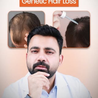 Baldness in your DNA does not mean you will lose your hair tomorrow!

Through the science of epigene