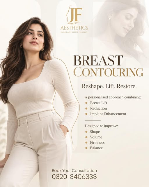 Reshape. Lift. Restore.

Breast Contouring at JF Aesthetics — a personalised approach combining brea