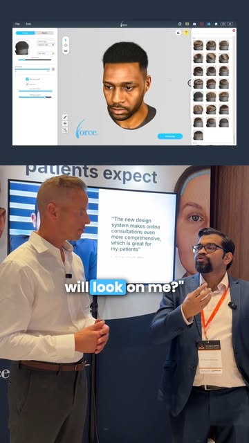 "The most common question asked by patients?" answered by @drkavish  from @dermaclinix  at the FUE E