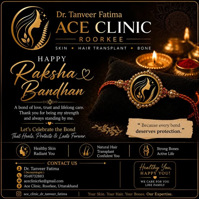 Happy Raksha Bandhan from all of us at Ace Skin and Hair Clinic! 🤍✨

This festival is all about pro