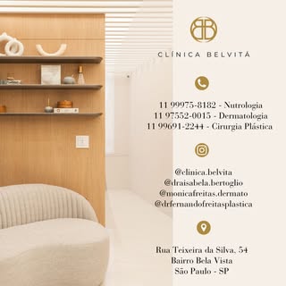 ✨ Novidades nos atendimentos da Clínica Belvitá. Agora a clínica está com o time completo: 

• Nutro