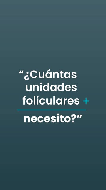 Mandas una foto. Marcas la zona. Y haces la pregunta inevitable:

“¿Cuántas unidades foliculares nec