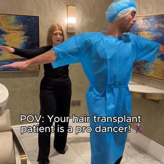 POV: Your hair transplant patient is a pro dancer 💃🕺

Just another day at The Hair Dr Clinic — fix