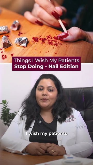 Things I wish my patients would STOP doing , nail edition. 

Your cuticles are there for a reason. C