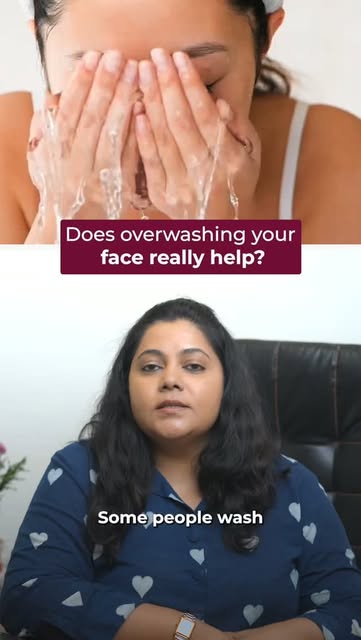 Think washing your face more often means cleaner, healthier skin? Think again.

Overwashing can stri