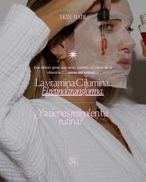 El secreto del glow que ves en consulta no está en el sérum de vitamina C.

Está en el retinol — el 