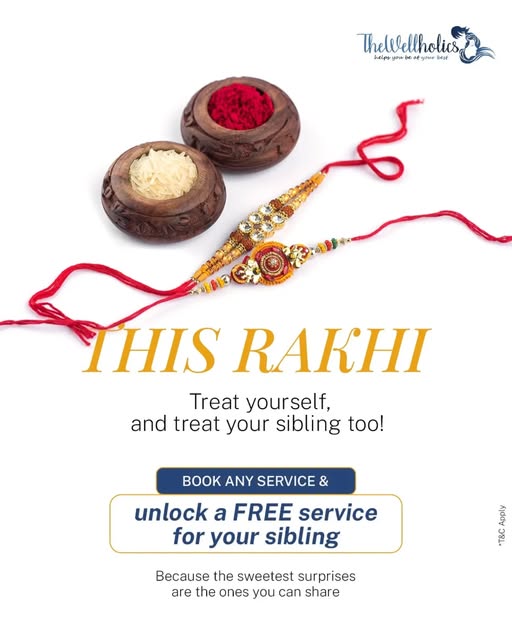 Raksha Bandhan just got a little sweeter! 💕

This Rakhi, treat yourself AND your sibling! 🎁 Book a