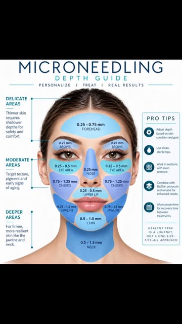 ✨ Microneedling — It’s All About the Right Depth

Microneedling isn’t a one-depth-fits-all treatment