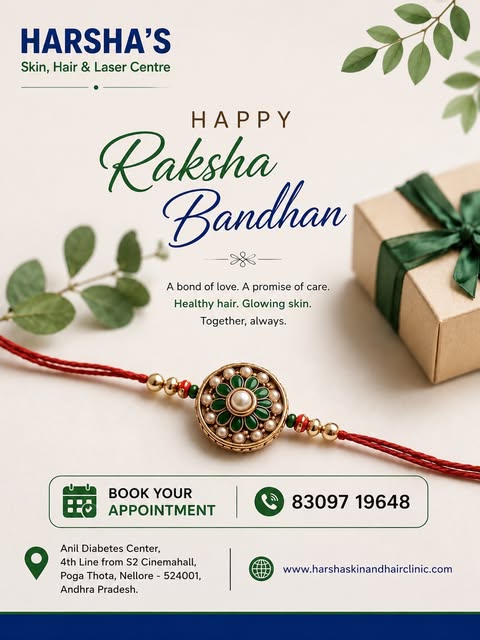 🌿 Happy Raksha Bandhan! ❤️

A bond of love, a promise of care.
This Raksha Bandhan, celebrate the b