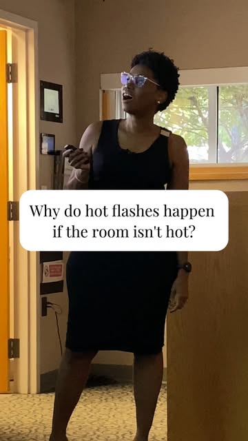 Why do hot flashes happen during menopause?

It’s not simply because your body is “too hot.” As estr
