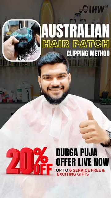 ✨ Transform Your Look with the Australian Hair Patch (Clipping Method) ✨
This Durga Puja, bring back