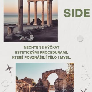 Zažijte dokonalý odpočinek v malebném městě Side. Nechte se hýčkat estetickými procedurami, které po