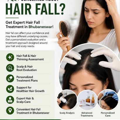 Concerned About Hair Fall? Get Expert Hair Fall Treatment in Bhubaneswar!
Hair fall can affect your 