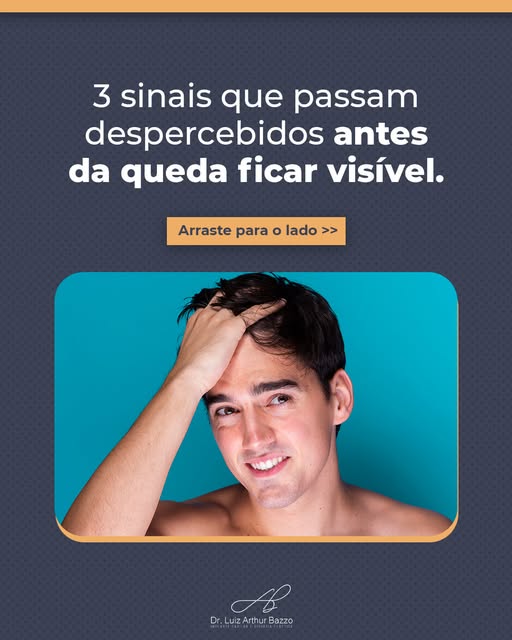 O primeiro é a textura do fio mudando: ele fica mais fino e mais fraco antes mesmo de cair. 

O segu