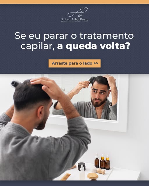 Essa é uma das perguntas que mais recebo de quem já está em tratamento: se eu parar, volto ao ponto 