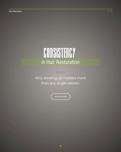 Consistency is the real treatment. 💡

One session starts the conversation, but steady commitment bu