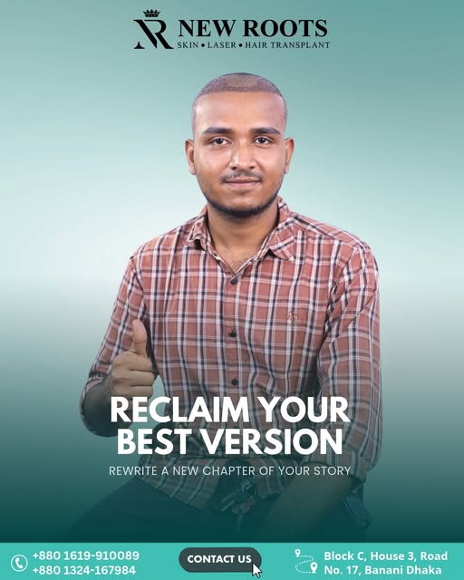 NEW ROOTS SKIN LASER & HAIR TRANSPLANT BANGLADESH 🧬
🌍 International Expertise | Advance FUE | DHI 