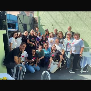 Ontem foi dia da Feijoada beneficente do projeto Jardim das Borboletas que acolhe crianças com Epide