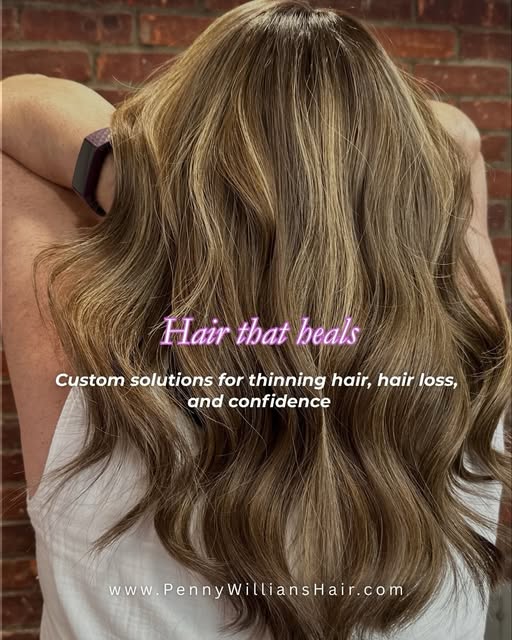 Hair That Heals 🤍

There is no single solution for thinning hair or hair loss.

For one woman, it m