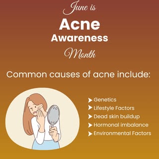 June is Acne Awareness Month – a reminder that acne is more than just a cosmetic concern. It can aff