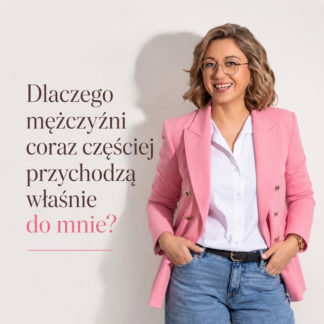 Dlaczego mężczyźni coraz częściej przychodzą właśnie do mnie?

Bo wielu z nich zauważa, że włosów za