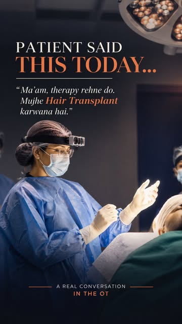 Sometimes, it’s not just about hair loss.
Sometimes, it’s about **confidence, expectations… and rish