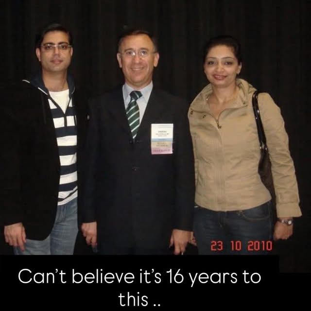 We went to Tel Aviv University, Israel for training in Hair Transplant in 2007. Me n Dr Kapil, leavi