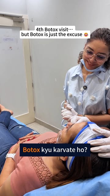 Botox toh bahana hai… milne aa jaate ho. 😂🧡

4th Botox visit, but the conversations and smiles are