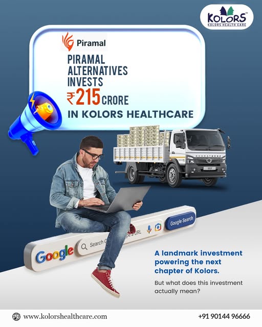 A new chapter. A bigger vision. A stronger future. 🚀

With ₹215 crore invested in Kolors Healthcare