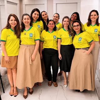 Para acompanhar a Seleção, nada melhor do que estar cercada por um time que faz a diferença todos os