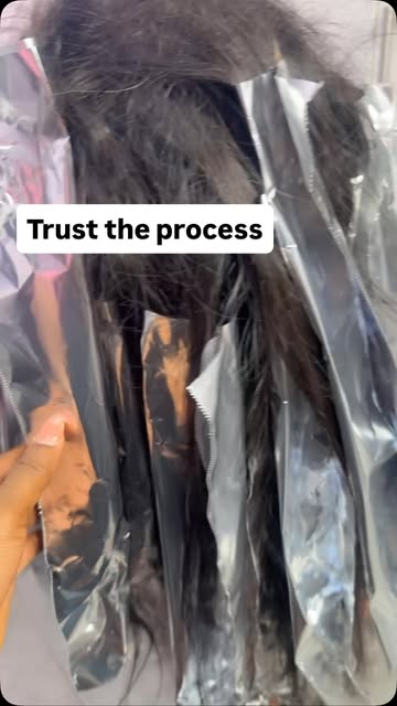 Thin slices + full saturation = clean lift every time
This is how we go from black to blonde on a wi