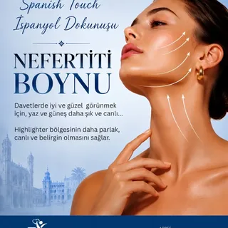 🇪🇸 İSPANYOL DOKUNUŞU – NEFERTİTİ BOYNU

✨ Çene hattınızı ve boyun zarafetinizi yeniden keşfetmeye 