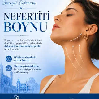 ✨ Düğün ve davetlerin vazgeçilmezi…

Boyun ve çene hattındaki görünümü desteklemeye yönelik uygulama