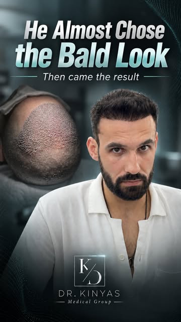Would you still trust the process after seeing yourself shaved? 

Before the operation, our patient 