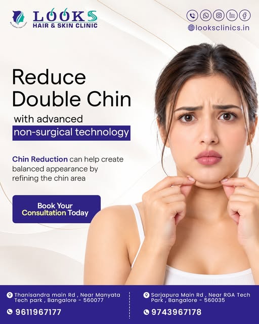 Redefine your profile with a more refined chin.
Advanced non-surgical chin reduction can help improv