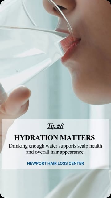 Newport Hair Loss Center is back with another Tidbit Thursday! 💧

This week’s reminder: hydration m
