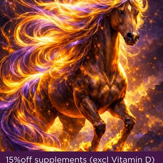 🔥 Fire Horse Power 🐎 – 15% Off Supplements

The Fire Horse year only comes around once every 60 ye