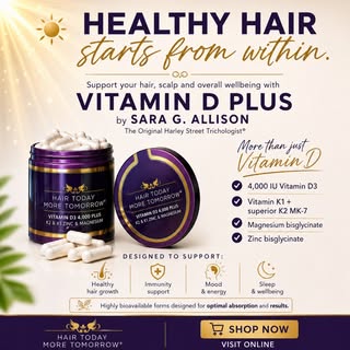 ☀️Healthy hair starts from within.

Even with the recent sunshine, many people in the UK still strug