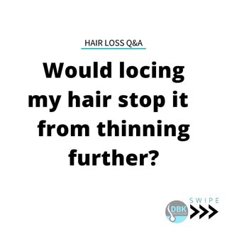 Hair loss and locs. 

Having dreadlocs does not exempt though from having hair loss. Your locs, if h