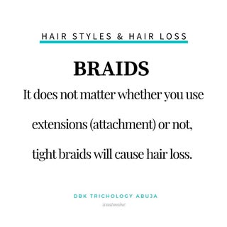 Hair extensions are not always the problem. Please consider the technique used to braid your hair. 
