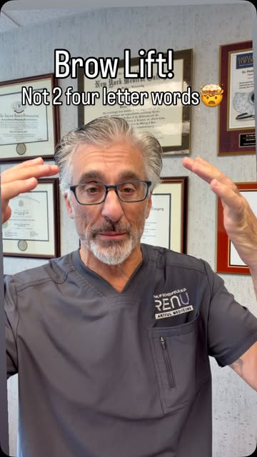 Brow lift procedures are as much a part of facial rejuvenation procedures as a neck lift is. I might