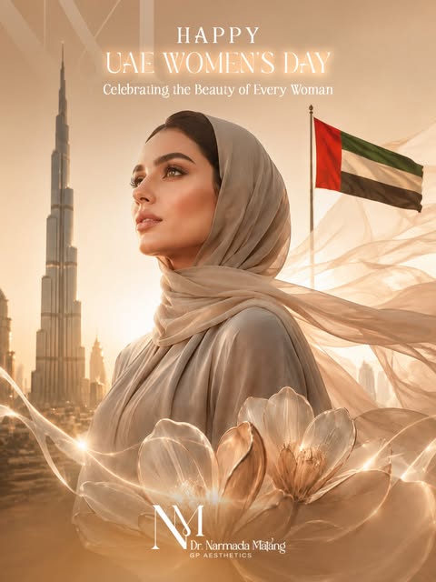 CELEBRATING THE BEAUTY
OF EVERY WOMAN. ✨

Your beauty is yours to define.

Happy UAE Women’s Day. 🤍