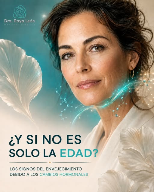 ¿Y si no es solo la edad? ✨

Con el paso del tiempo, los cambios hormonales —especialmente durante l