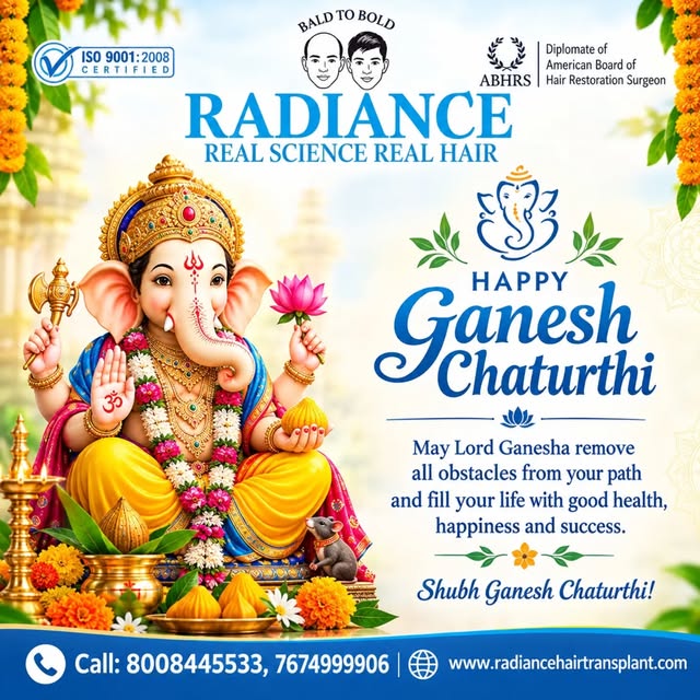 🪔 Happy Ganesh Chaturthi! 🪔
May Lord Ganesha remove all obstacles and bless you and your family wi