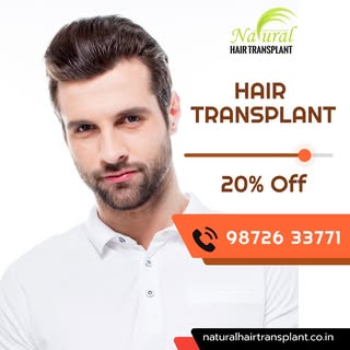 Get Your Younger Look Back With FUE Hair Transplant.
20% off.
✔Look Good  Feel Good
✔Get Free Hair A
