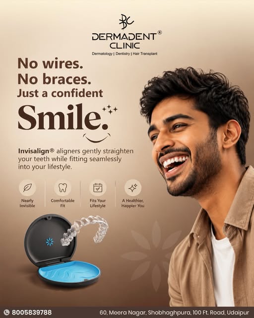 No wires. No braces. Just a confident smile! ✨😁

Dreaming of straighter teeth without the look and 